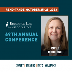 Rose McHugh to Speak at Education Law Association Conference