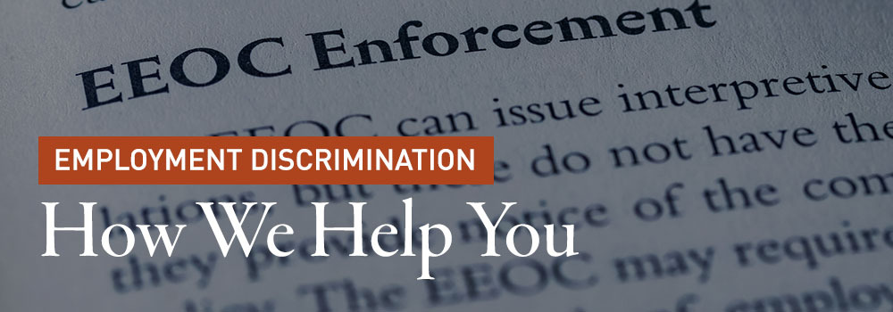 Employment Discrimination Defense Services from Sweet Stevens