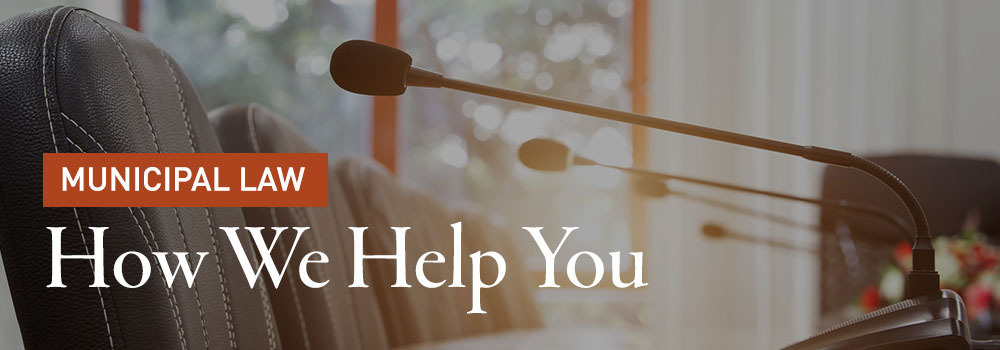 Municipal Law Services from Sweet Stevens
